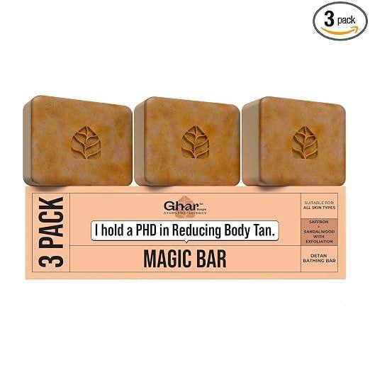 Ghar Soaps Sandalwood & Saffron Magic Bar Soap