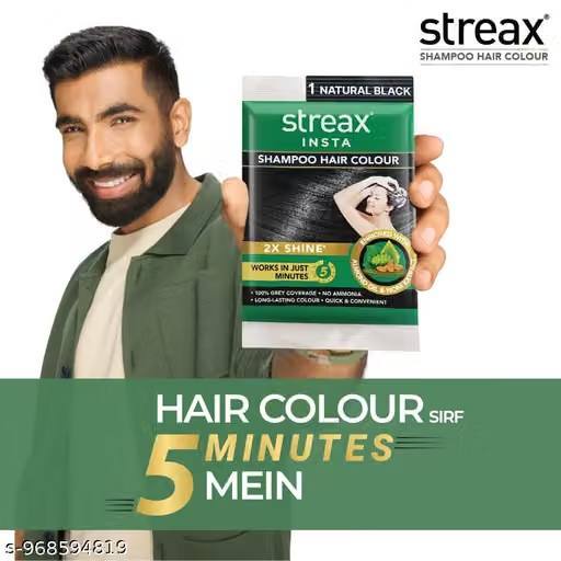 Streax Insta Shampoo Hair Colour
