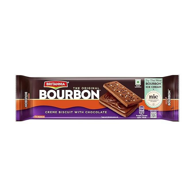 Britannia The Original Bourbon Creme Biscuit with Chocolate