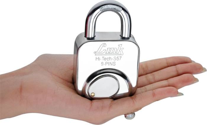 Link Hi-Tech Stainless Steel Lock (67mm)