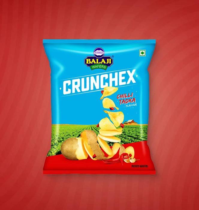 Balaji Crunchex Chilli Tadka Potato Chips